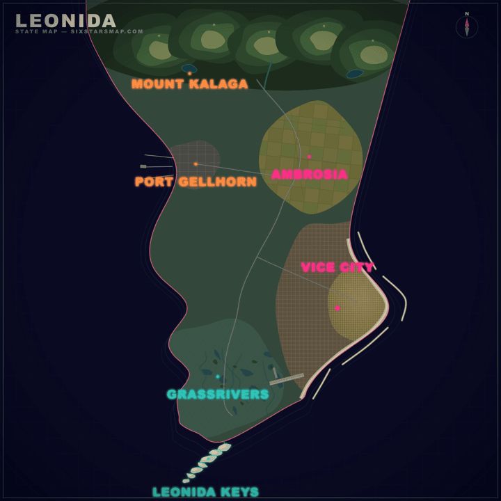 Preview of the Leonida state map